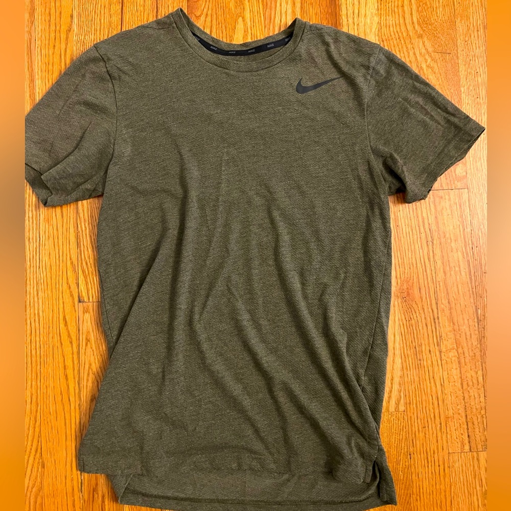 Green Nike t-shirt